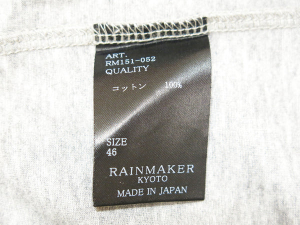 RAINMAKER レインメーカー 半袖 シャツ グレー メンズ