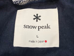 スノーピーク Snow peak Herringbone Stripe ChinaJK チャイナジャケット コットンジャケット Made in JAPAN ブラック系 黒 ホワイト系 白  JK-20AU210 ジャケット Lサイズ 101MT-1725