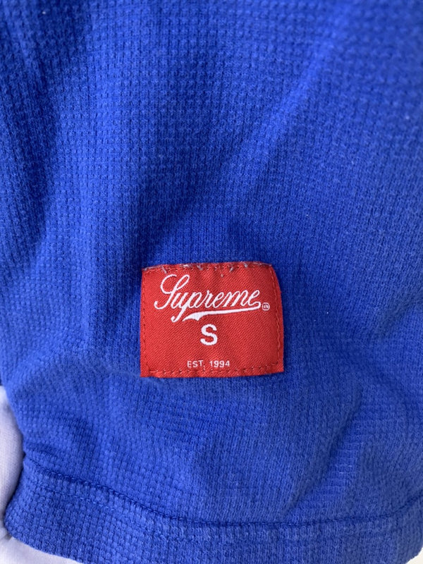 シュプリーム SUPREME 11SS Football Top フットボール Tee Tシャツ プリント ブルー Sサイズ 201MT-737