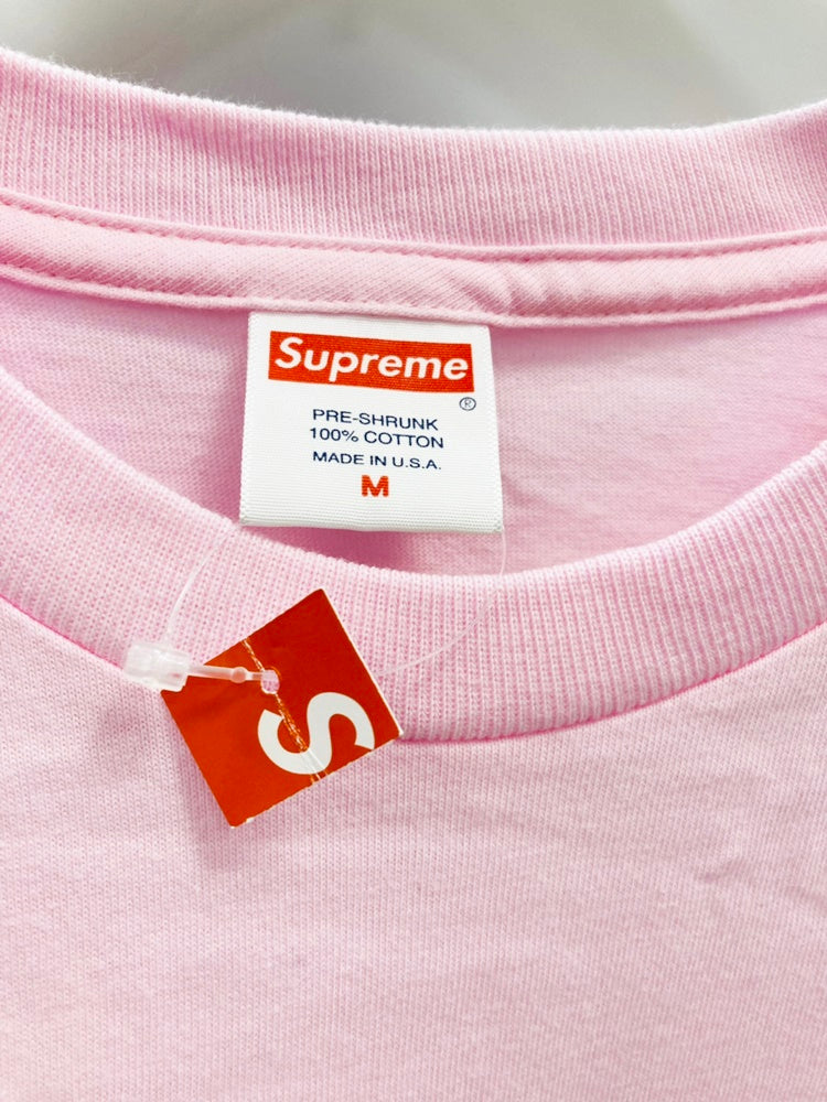 Supreme bandana box logo tee ピンク pink m