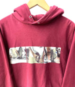 シュプリーム SUPREME 15SS Kids 40oz Hooded Sweatshirt パーカ ロゴ ワインレッド Mサイズ 201MT-2147