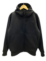 ノースフェイス THE NORTH FACE Reversible Tech Air Hoodie リバーシブル テック エアーフーディ アウター パーカー ブラック系 黒 刺繍ロゴ  NT62289 XL ジャケット ロゴ ブラック LLサイズ 101MT-1443