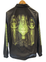 シュプリーム SUPREME 14AW H.R. Giger H.R. Giger - Coaches Jacket グラフィック コーチジャケット 黒 ジャケット プリント ブラック Mサイズ 101MT-302