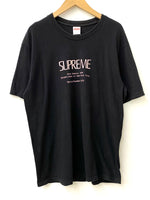 シュプリーム SUPREME Anno Domini Tee Tシャツ ロゴ ブラック Lサイズ ...