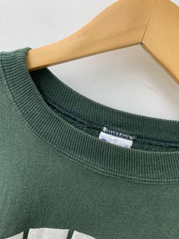 チャンピオン Champion リバースウィーブ REVERSE WEAVE  90s 刺繍タグ メキシコ製 スウェット プリント グリーン 3Lサイズ 201MT-811