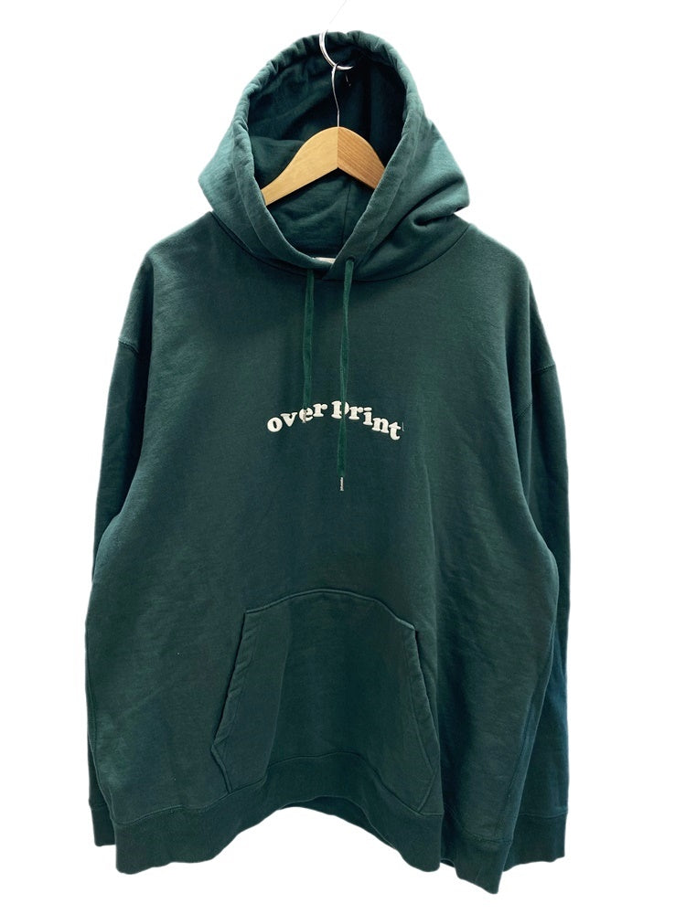 over print POPART hoodie パーカー　 XL