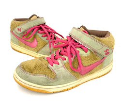 ナイキ NIKE スケートボーディング ダンク ミッド プレミアム DUNK MID PREMIUM SB "MAMA BEAR" 314381-761 メンズ靴 スニーカー ロゴ グリーン 201-shoes207