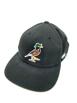【中古】ステューシー STUSSY KICKS/HI Aloha Vibes Collection 鳥 バード 刺繍 帽子 メンズ帽子 キャップ ロゴ ブラック 201goods-111