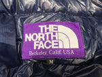 ノースフェイス THE NORTH FACE Mountain Down Jacket マウンテンダウンジャケット パープルレーベル 黒 ダウン アウター ロゴ ND2659N ジャケット 無地 ネイビー Mサイズ 101MT-1849