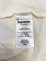 シュプリーム SUPREME Small Box L/S Tee アイボリー系 ロゴ 長袖 カットソー  ロンT ワンポイント ホワイト Sサイズ 101MT-1791