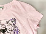 ケンゾー KENZO TIGER CLASSIC T-SHIRT タイガー クラシック Tシャツ 半袖 トップス プリント 虎 ピンク系  F852TS7214YA 半袖シャツ プリント ピンク Lサイズ 101LT-54