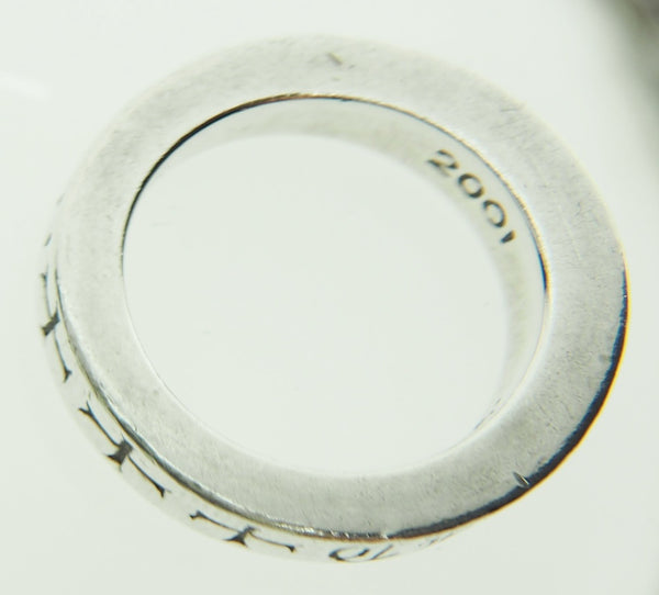 【中古】クロムハーツ CHROME HEARTS SPACER 3MM FK YOU スペーサー ９号 925 シルバー リング 指輪  アイテム_アクセサリー ロゴ シルバー 101goods-37