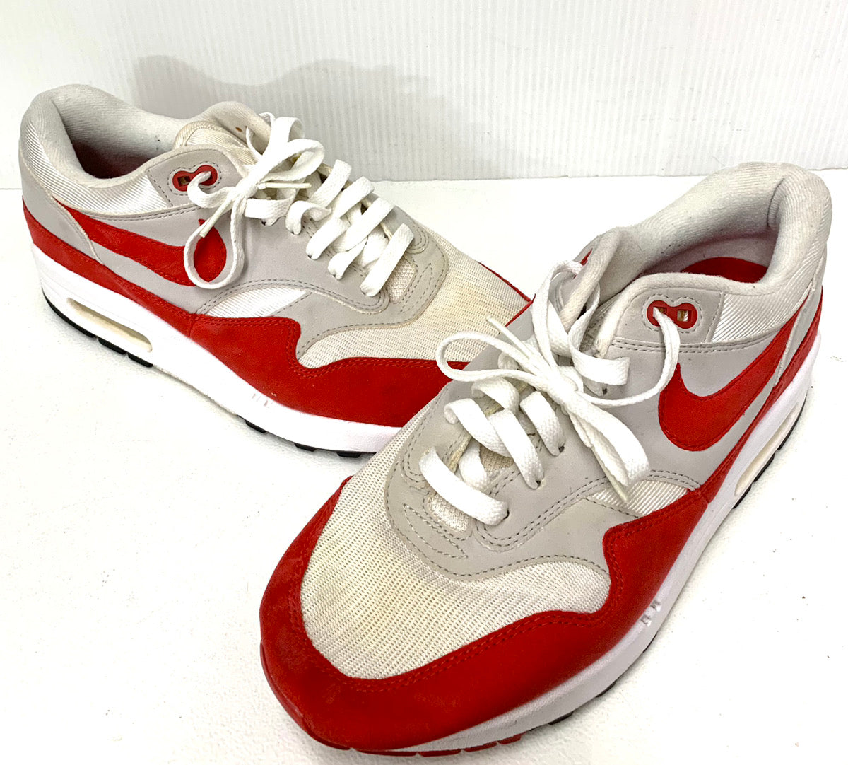 ナイキ NIKE AIR MAX 1 ANNIVERSARY 908375-100 メンズ靴 スニーカー ロゴ ホワイト 26.5cm  201-shoes589