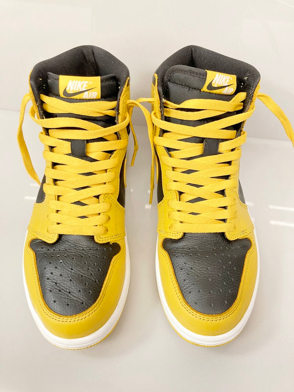 ジョーダン JORDAN NIKE AIR JORDAN 1 RETRO HIGH OG POLLEN/WHITE-BLACK ナイキ エア ジョーダン 1 レトロ ハイ オリジナル ポレン/ホワイト-ブラック イエロー系 黄  555088-701 メンズ靴 スニーカー イエロー 28cm 101-shoes683