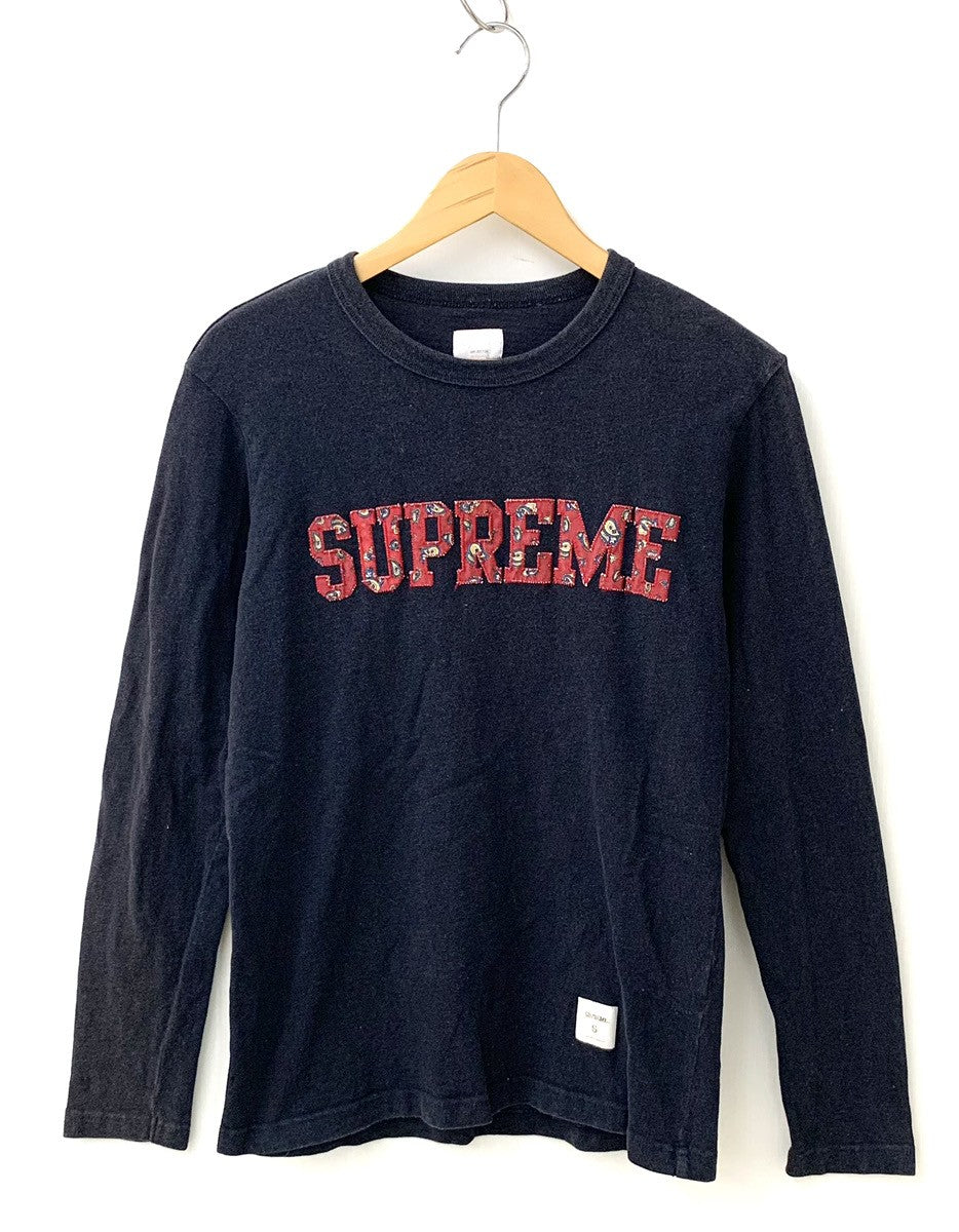 supreme ペイズリーロゴロングスリーブシャツ返品返金交換不可 - T