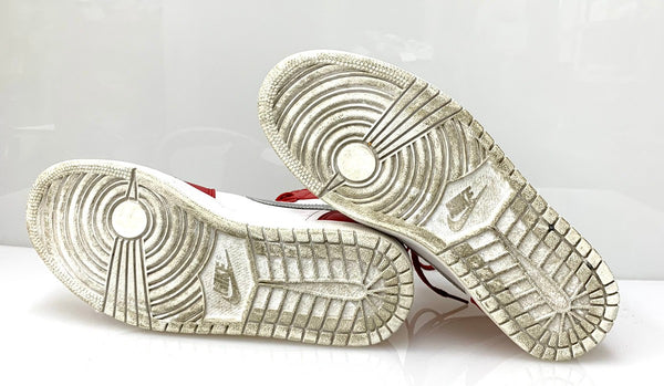 ナイキ NIKE Air Jordan 1 Retro High Silver Medal 332550-602 メンズ靴 スニーカー ロゴ レッド 26.5cm 201-shoes667