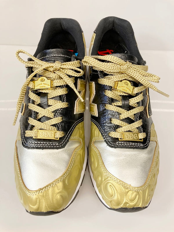 ニューバランス new balance CM996 FMG FRANCK MULLER GOLD フランク ミュラー ゴールド シューズ ブラック系 黒 ゴールド系 金  CM996 FMG メンズ靴 スニーカー ゴールド 28cm 101-shoes673