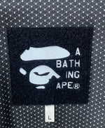 ア ベイシング エイプ A BATHING APE ベイプ BAPE 初期タイプ GORE WINDSTOPPER スイングトップ 2WAY ジャケット ロゴ ベージュ Lサイズ 201MT-1625