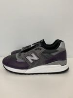 ニューバランス new balance Dワイズ Made in USA USA製 M998AWH メンズ靴 スニーカー ロゴ パープル 201-shoes106