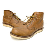 レッドウィング RED WING Heritage Work 6" Round Toe Boot ワークブーツ USA製 Dワイズ 9107 メンズ靴 ブーツ その他 ロゴ ベージュ 201-shoes328