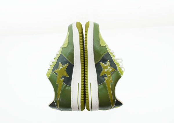 アベイシングエイプ  A BATHING APE  BAPE STA ベイプスタ スニーカー 緑 FS-001  メンズ靴 スニーカー グリーン 27.5cm 103-shoes-37