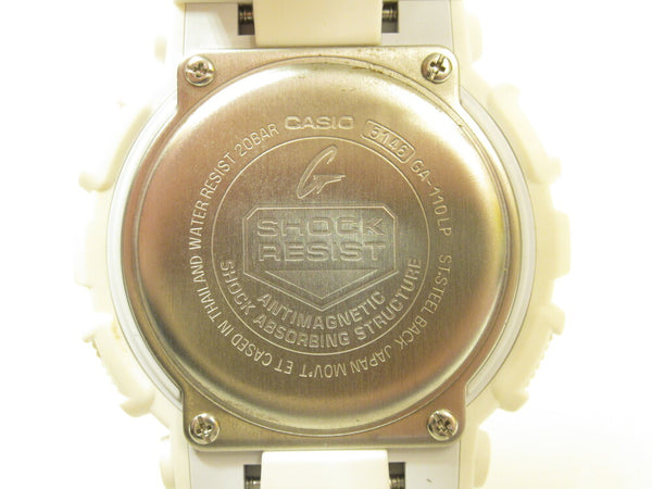 CASIO カシオ G-SHOCK ジーショック 腕時計 パンチング パターン ホワイト 防水 アナデジ メンズ GA-110LP-7ADR (UD-46)