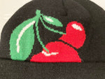 シュプリーム SUPREME Cherries Beanie チェリービーニー ニット 帽子 刺繍ロゴ さくらんぼ柄 ブラック系 黒 帽子 メンズ帽子 ニット帽 ロゴ ブラック 101hat-47