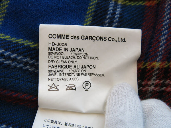 コムデギャルソン COMME des GARCONS COMME des GARCONS HOMME コムデギャルソンオム チェックテーラード ジャケット JKT  HD-J005 ジャケット タータンチェック マルチカラー Mサイズ 101MT-65