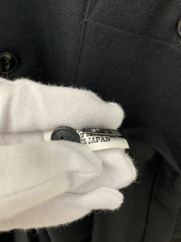 テンダーロイン TENDERLOIN ウールシャツ  長袖シャツ 刺繍 ブラック Mサイズ 201MT-453