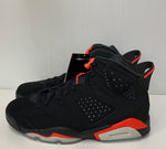 ナイキ NIKE エアジョーダン6 OG  AIR JORDAN 6 RETRO OG BLACK INFRARED 384664-060 メンズ靴 スニーカー ロゴ ブラック 201-shoes560