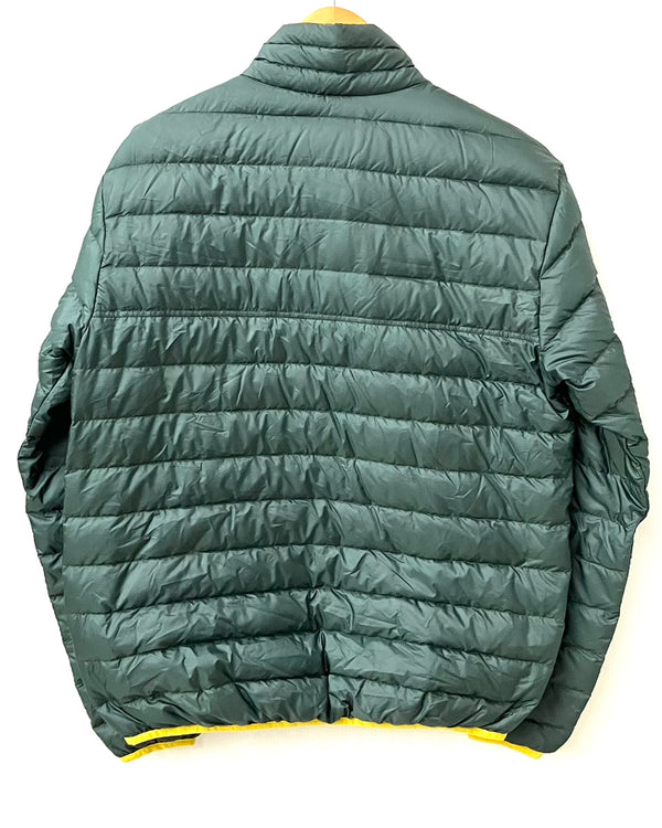 パタゴニア PATAGONIA Down-SnapT Pullover ダウン スナップT プルオーバー ハーフボタン 27246FA16 ジャケット ロゴ グリーン Sサイズ 201MT-1949