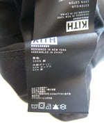 KITH キス ボトム パンツ ブラック 黒 無地 裾ボタン付 ジップポケット ジョグパンツ 綿100％ コットン サイズ32 メンズ KH6180 (BT-232)
