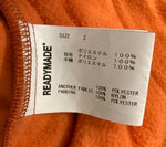 レディメイド READYMADE READYMADE FLEECE JACKET フリースジャケット キルティング カーキ オレンジ ジャケット アウター 刺繍 ロゴ Made in JAPAN サイズ2 REPO-OR-00-00-110 ジャケット 刺繍 オレンジ 101MT-669
