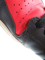 ナイキ NIKE AIR JORDAN 1 RETRO BLACK/VARSITY RED ナイキ エアジョーダン1レトロ 黒 赤 復刻  136066-061 メンズ靴 スニーカー ブラック 28.5サイズ 101-shoes4