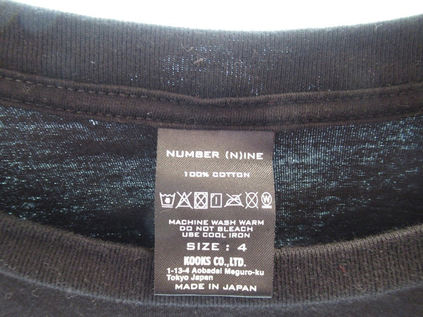 ナンバーナイン NUMBER (N)INE 2020 SS Face プリント サイズ4 Tシャツ プリント ブラック 101MT-348