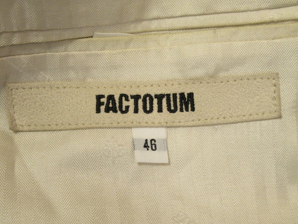 FACTOTUM ファクトタム テーラードジャケット ウール ブラック メンズ サイズ46