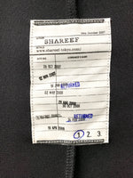 シャリーフ SHAREEF 21ss GEORGETTE CARDIGAN カーディガン ロゴ ブラック 201MT-1662