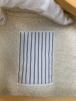 ストライプフォークリエイティブ StripesForCreative クルーネック トレーナー プルオーバー 日本製 スウェット 刺繍 ベージュ LLサイズ 201MT-664