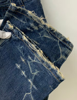 ヒステリックグラマー HYSTERIC GLAMOUR KINKY jeans ブーツカット デニムパンツ ジーンズ ダメージ加工 2AP-4311 デニム 無地 ブルー SSサイズ 201MB-235