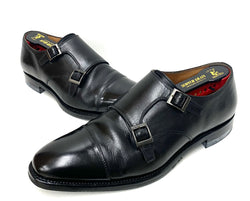 スコッチグレイン SCOTCHGRAIN ダブルモンク シューキーパー付き 297 メンズ靴 ビジネスシューズ 無地 ブラック 201-shoes353