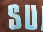 Supreme シュプリーム 16SS Arc Logo L/S Top アーチロゴ ナイロンアップリケ ロンT 長袖 トップス ネイビー 紺 ロゴ 綿100％ コットン 袋付き サイズM メンズ 2016SS0218016 (TP-797)
