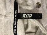 スウィートイヤーズ SWEET YEARS SY32 by SWEETYEARS エスワイサーティトゥ バイ スィートイヤーズ BIG SILHOUETTE HEAVY P/O HOODIE 21FW パーカー ロゴ プリント グレー  11513 パーカ プリント グレー Lサイズ 101MT-671