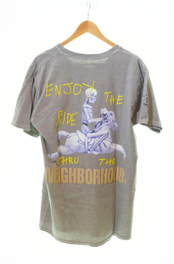 ネイバーフッド NEIGHBORHOOD Cactus Jack カクタスジャック Carousel メリーゴーランド 半袖Tシャツ グレー Tシャツ プリント グレー Lサイズ 103MT-140