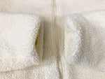 ステューシー STUSSY AUTHENTIC GEAR リバーシブル ブルゾン ボア 総柄 アウター ジップ ホワイト系 白 ジャケット ホワイト Mサイズ 101MT-977