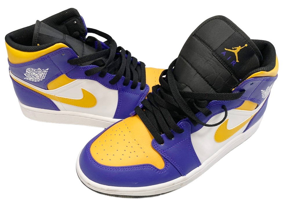 ジョーダン JORDAN NIKE AIR JORDAN 1 MID DARK CONCORD/TAXI-WHITE