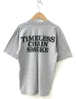 バッズプール BUDSPOOL アフロディーテギャング チームレス チェイン APHRODITE GANG TIMELESS CHAIN SMOKE TEE Tシャツ ロゴ グレー Lサイズ 201MT-932