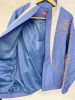 シュプリーム SUPREME Supreme Piping Track Jacket パイピング トラックジャケット ナイロンジャケット ロゴ刺繍 ジャケット ロゴ ブルー Mサイズ 101MT-785