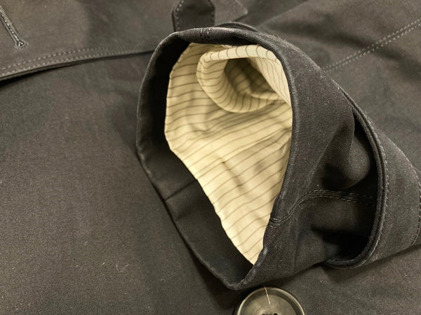 ザ・リラクス THE RERACS CLOTHING DEPOT トレンチコート アウター ブラック系 黒 Made in JAPAN 日本製 サイズ48 ジャケット 無地 ブラック 101MT-1485