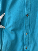 チャンピオン Champion REVERSE WEAVE  リバースウィーブ 90年代 トリコタグ 刺繍タイプ USA製 ヴィンテージ ジャケット ワンポイント ブルー LLサイズ 201MT-615