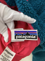 パタゴニア PATAGONIA キッズ フリース ボア レトロX  STY65621 ジャケット ワンポイント ブルー 3Lサイズ 201LT-124